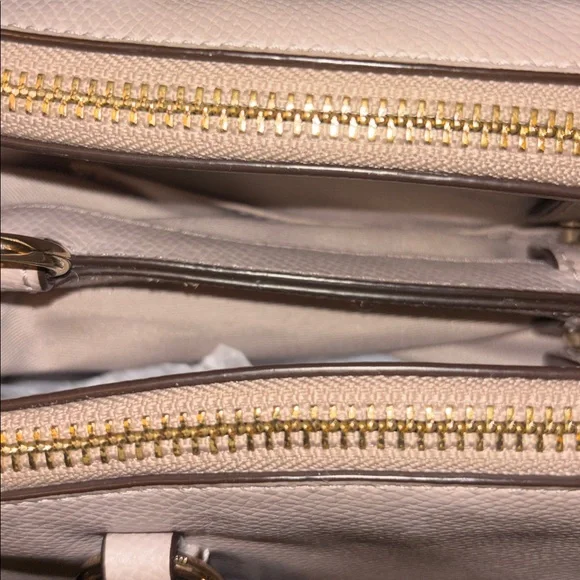 Coach Christie Carryall F36606 Leather Shoulder Bag with Gold Accents - Picture 7 of 13